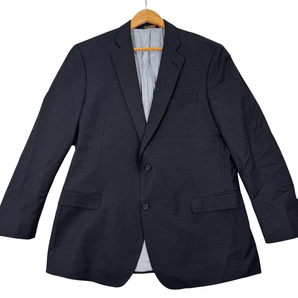 NEW Brooks Brothers Mens 44R Explorer Fitzgerald Slim Fit Grey Wool Blazer Solid